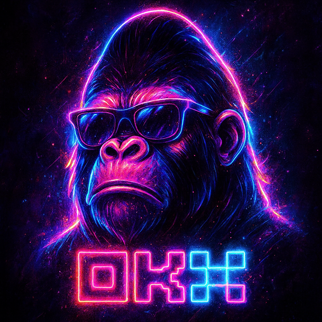 Neon OKXX Ape - Electric Energy